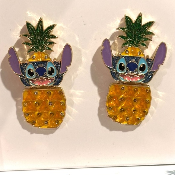 BaubleBar Disney Stitch Pineapple Earrings - Picture 4 of 6